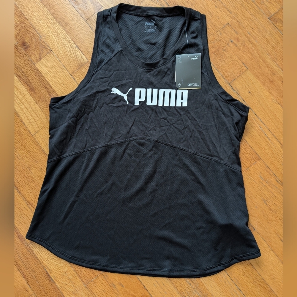 157Puma Black Sleeveless Top